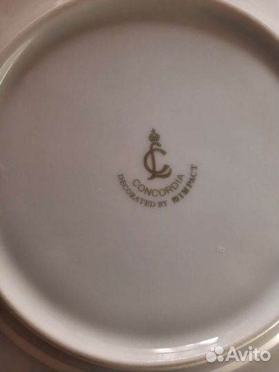 Тарелки декоративные. Чешский фарфор concordia