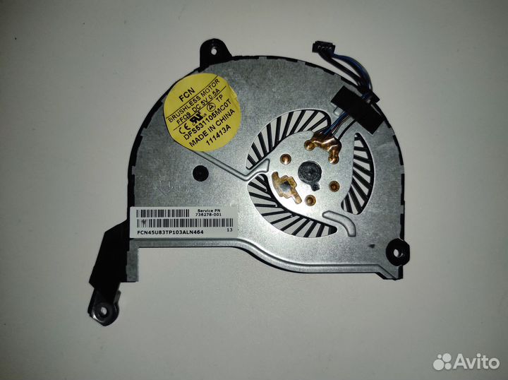 Куллер для ноутбука HP Pavilion 14 14-N 15 15-n 17
