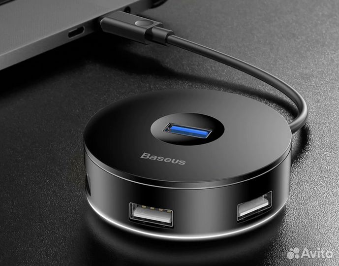 Baseus USB 3.0 или type-c HUB оригинальный Mac Win