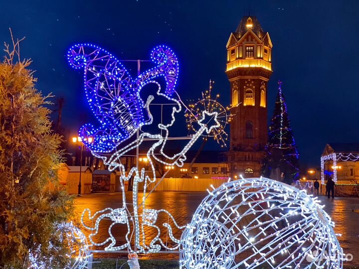 Светящиеся фигуры и светодиодные декорации