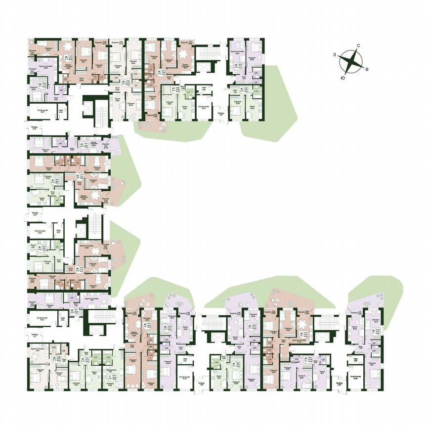 1-к. квартира, 39,3 м², 1/4 эт.