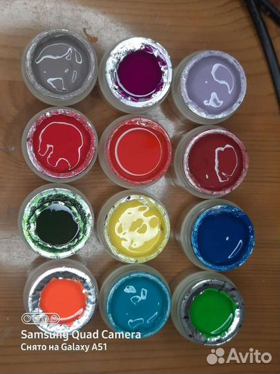 Гель краски для дизайна ногтей