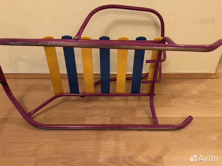 Санки детские с чехлом на ножки