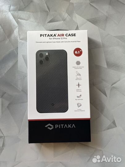 Pitaka air Карбоновый чехол iPhone 12 pro