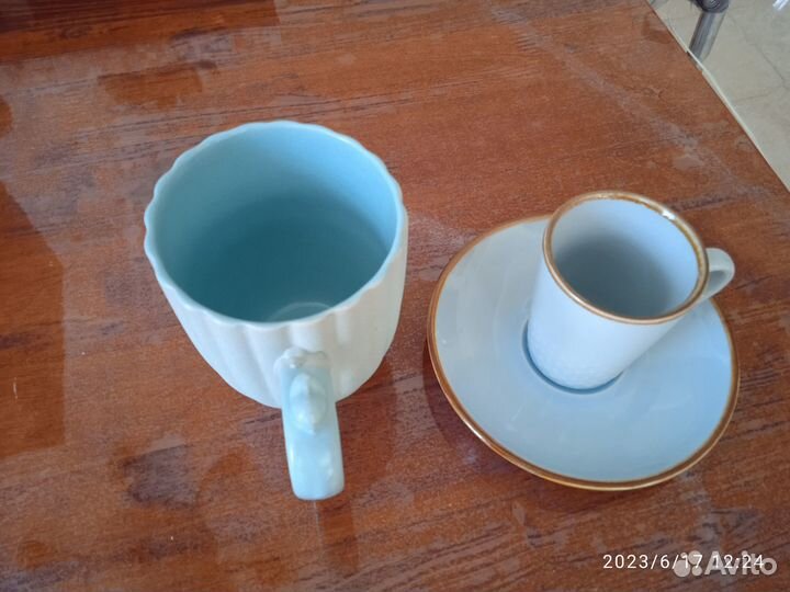 Чашка кофейная с блюдцем на 100мл