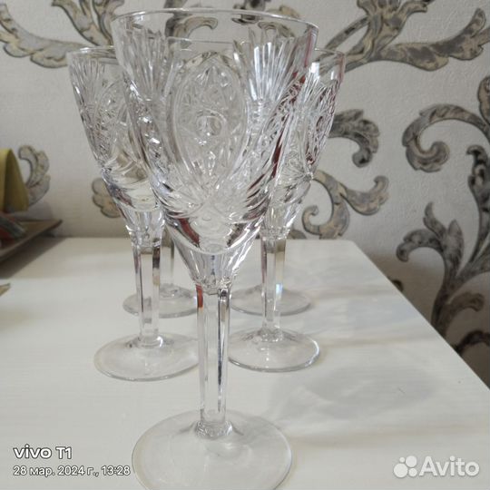 Фужеры хрустальные СССР