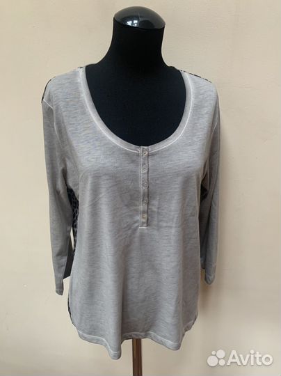 Лонгслив на пуговицах 46-48