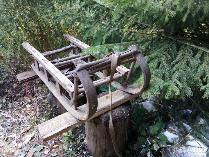 Санки деревянные