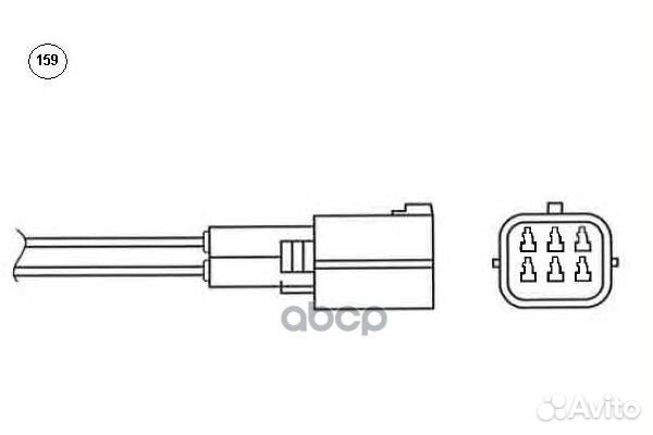 Датчик кислородный 93269 LZA07MD17 NGK