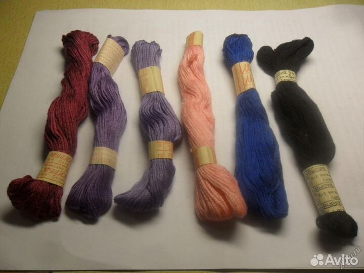 Мулине штапельное и х/б СССР