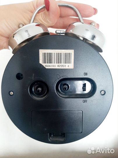 Часы Будильник Momento металл