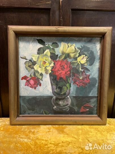 Картина маслом старая