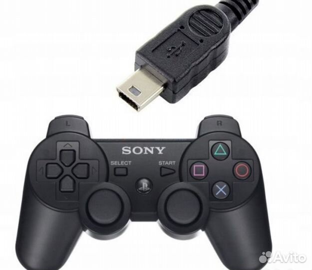 Кабель mini USB для джойстиков PS3 и не только