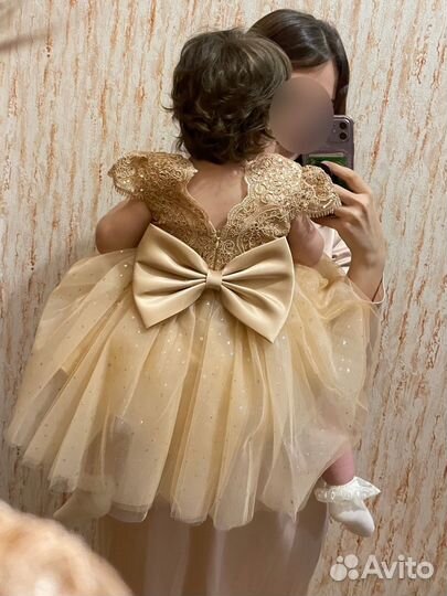 Праздничное платье для девочки 80