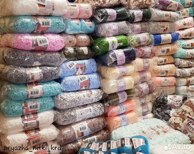 Пряжа,нитки alize puffy/vita/nako/yarnart/etrofil