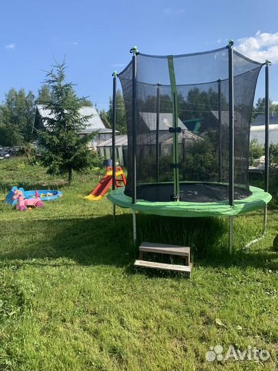 Батут с сеткой