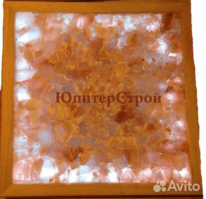 Панно из гималайской соли Плитка натур, 450х650 мм