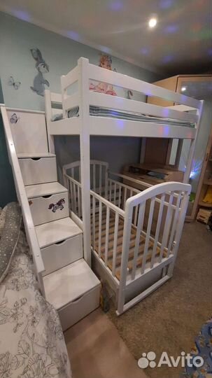 Детская кровать чердак