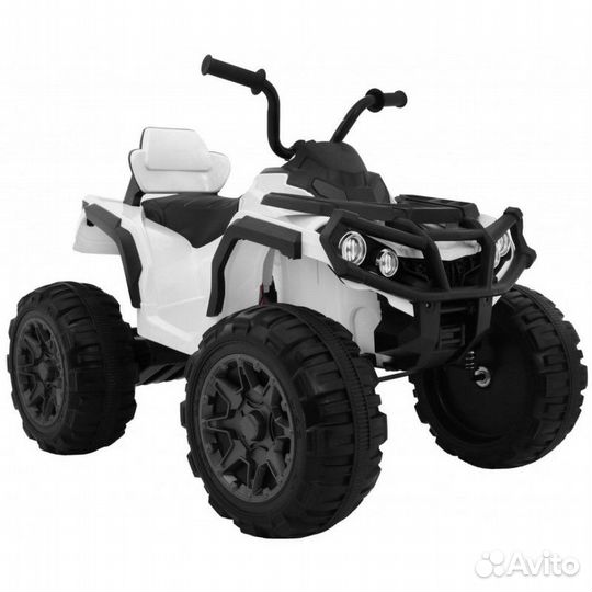 Детский квадроцикл Grizzly ATV 4WD White 12V с пул