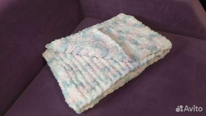 Вязанный плед