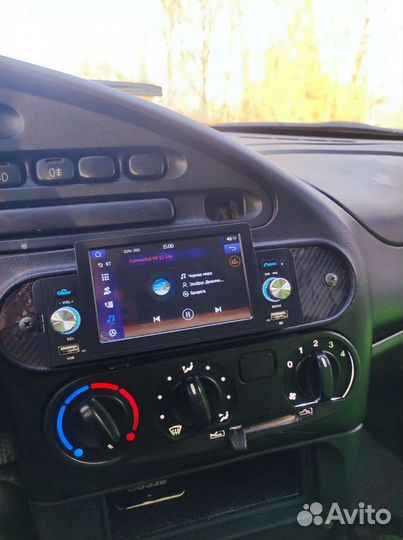 Магнитола 1din carplay android auto