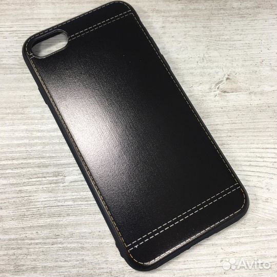 Накладка силиконовая под кожу для iPhone 7