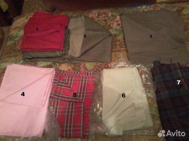 19 отрезов ткани