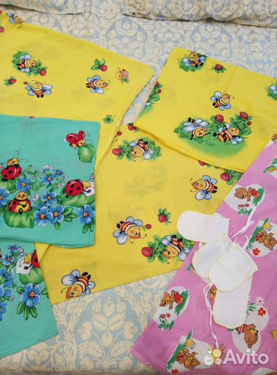 Комплекты, постельное белье в коляску