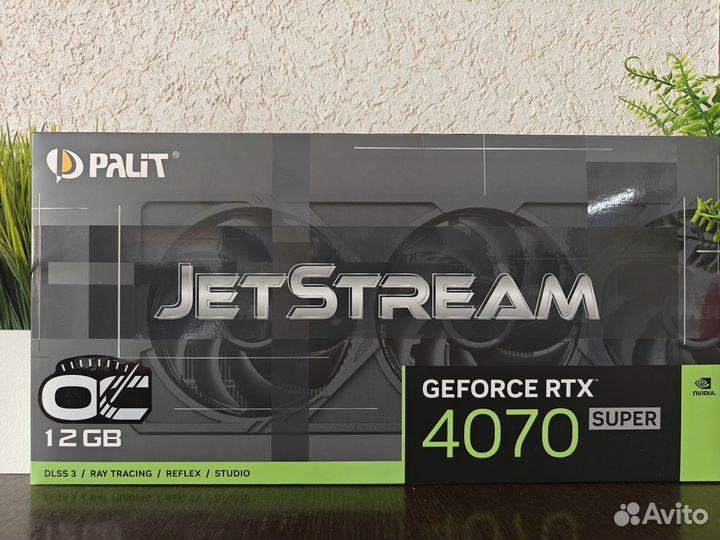Видеокарта Palit RTX 4070 super JetStream OC