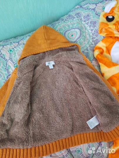 Кофта и кигуруми для мальчика 104-110