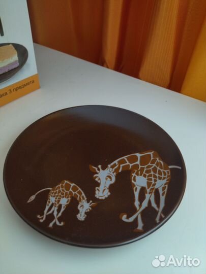 Набор керамической детской посуды Жираф