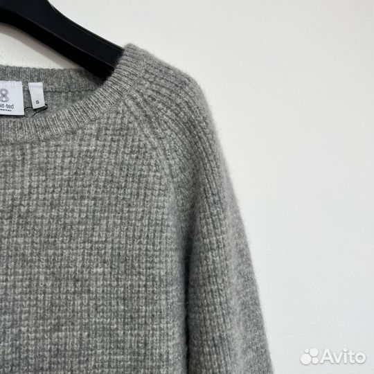 S Шерсть ангора джемпер Knit-ted