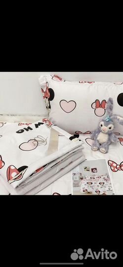 Детский набор постельное с одеялом