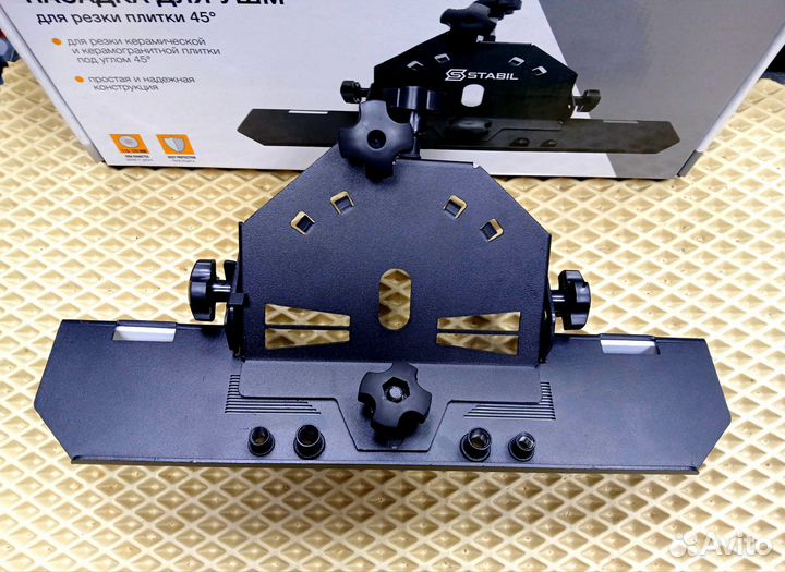 Заусовщик для плитки под 45 с отводом для пыли