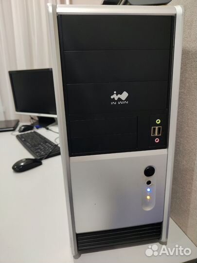 Компьютер core i5-7400 8 гб ssd 128 гб, hdd 1tb