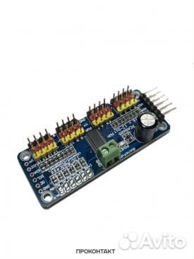 16-канальный 12-BIT PWM/servo модуль с I2C интерфе