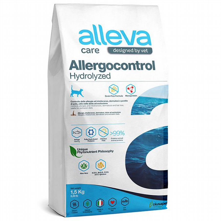 Alleva Care Cat Allergocontrol Корм для кошек Алле