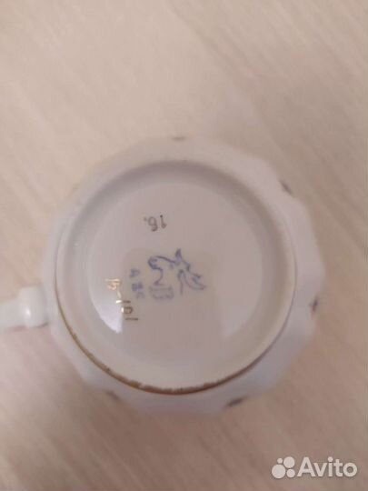 Молочник/соусник 50-60-е хх века. Дулево