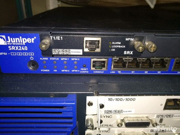 Juniper модуль SRX-MP-1T1E1
