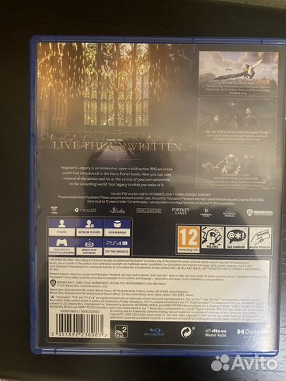 Hogwarts legacy ps4 диск