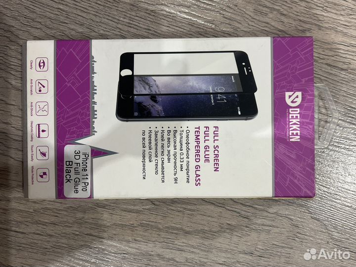 Защитное стекло на экран и камеру iPone 11