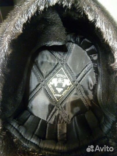 Норковая шапка мужская