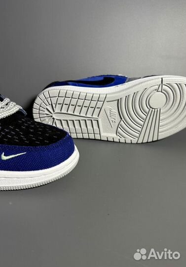 Кроссовки AIR jordan 1 LOW x Zion Williamson Ice Л