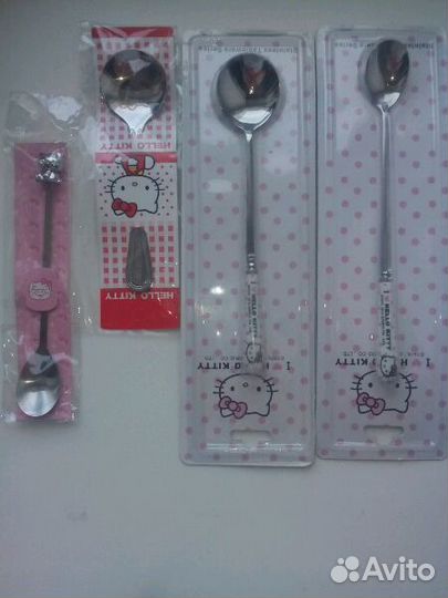 Ложка, вилка Кити в ассортименте нержавеющая сталь