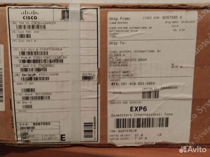 Маршрутизаторы и Коммутаторы Cisco
