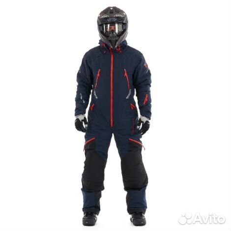 Комбинезон утепленный DragonFly Extreme Сине-красн
