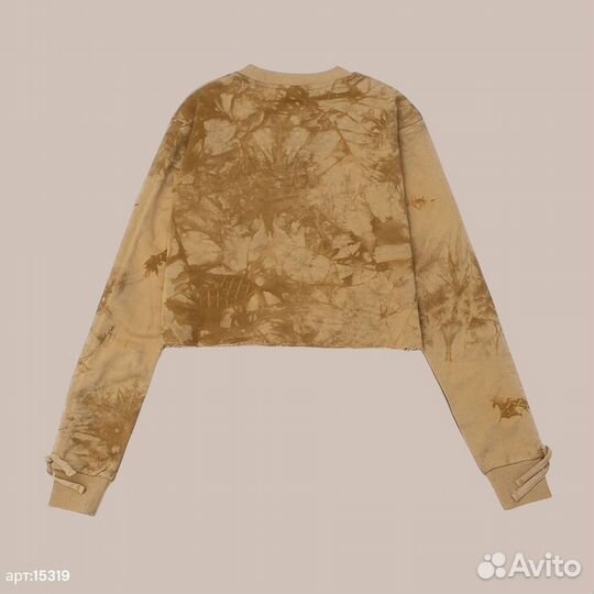 Свитшот ellesse светло коричневый С завязками