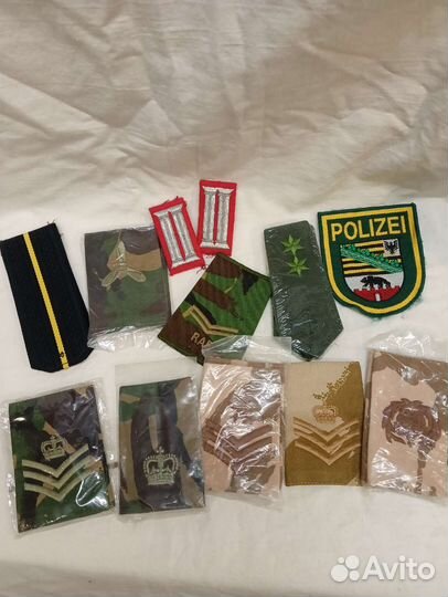 Нашивки и погоны армии Британии