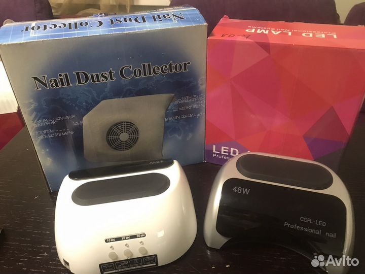 Лампы для ногтей, вытяжки для маникюра