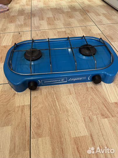 Портативная походная газовая плита 2 комфорки
